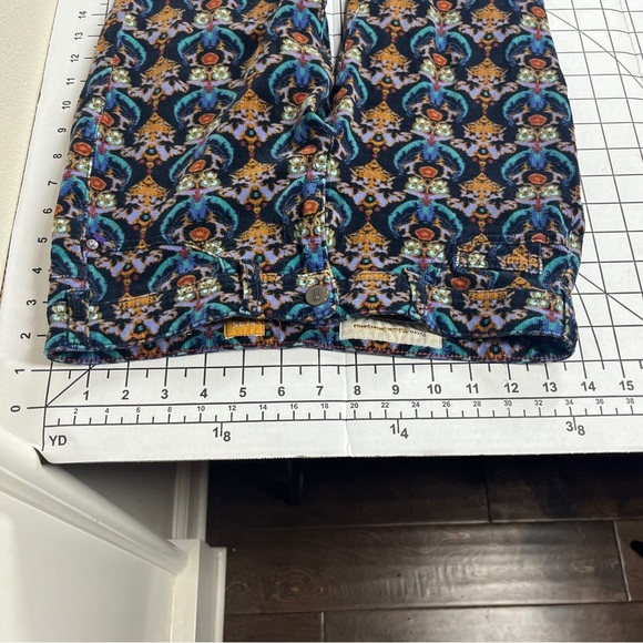 Pilcro Women Serif Legging Cords Corduroy Pants Paisley Abstract Colorful Mod 25 - Picture 13 of 13